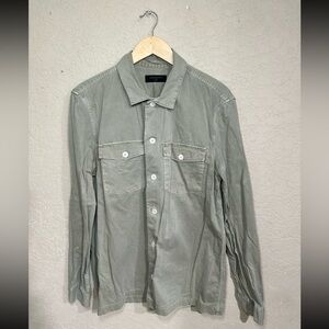 All Saints | Men’s Cotton Button Down Shirt Size: Large